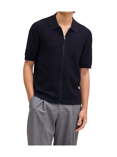 NN07Camicia Gustav con zip NN.07 | 261000001460016999 BLACK